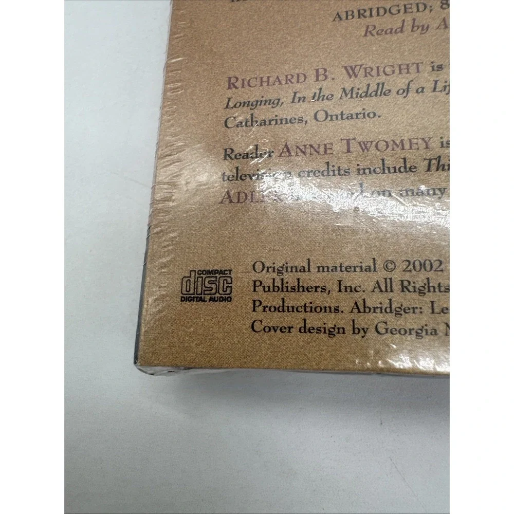 Clara Callan by Richard B. Wright 2002 Audio Book CD Discs Brand New NOS Sealed